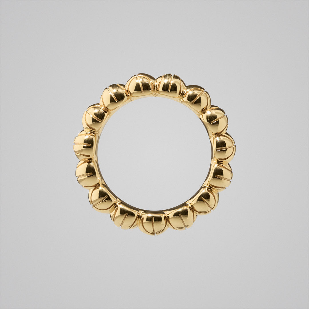 Wraparound Ball Ring - Gold