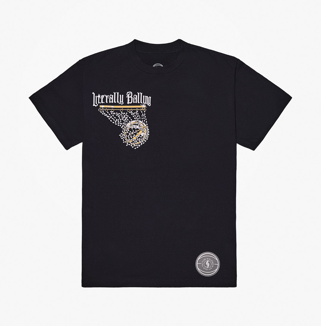 Crystal Swish T-shirt - Black