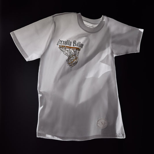 Crystal Swish T-Shirt- White