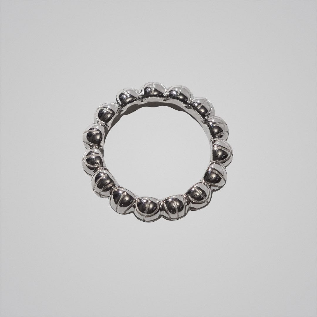 Wraparound Ball Ring - Silver