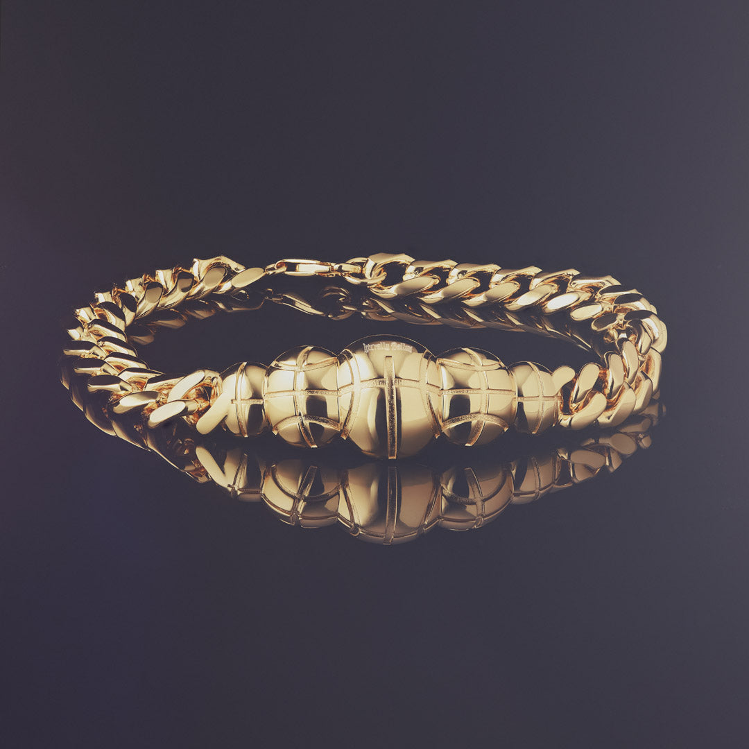 Starting Five ID bracelet - Gold
